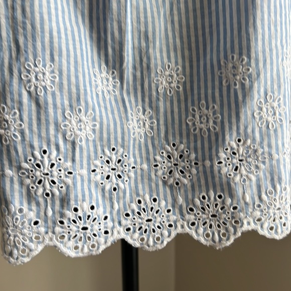 NWOT: Loft Eyelet Square Neck Peasant Top | M - Picture 5 of 16